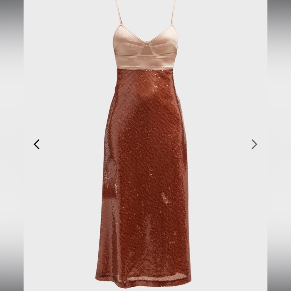 ALC Gisele Sequined Midi Dress